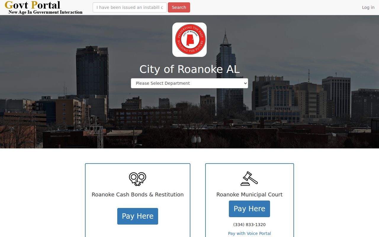 Roanoke court payment and criminal record categories